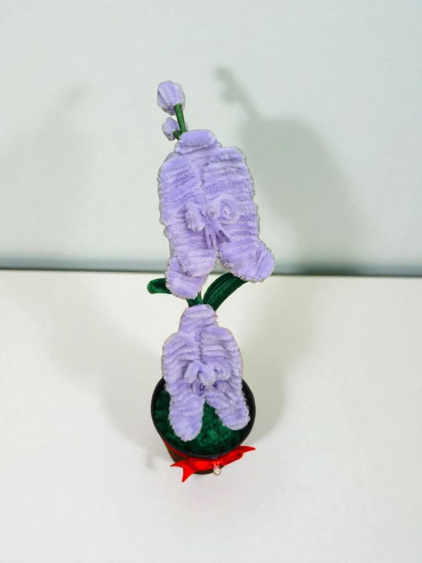 Flor Decorativa com Vaso – até 25 cm